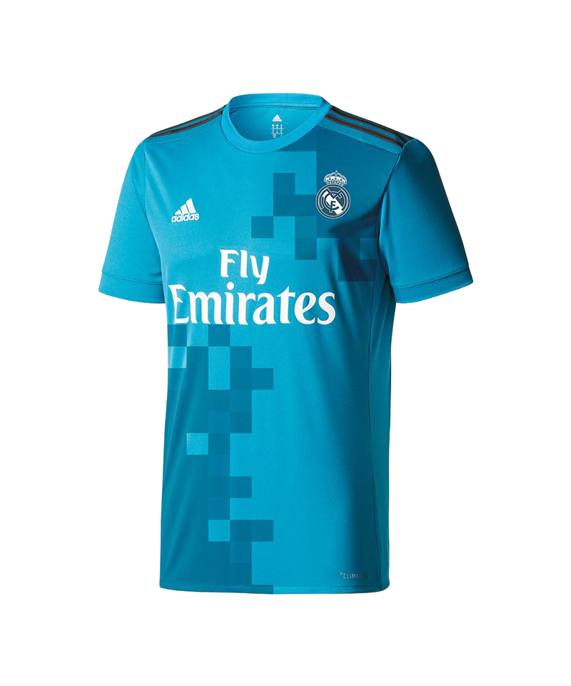 bibliothecaris herhaling Ongemak adidas Real Madrid Shirt UCL 2017/2018 - Turkoois