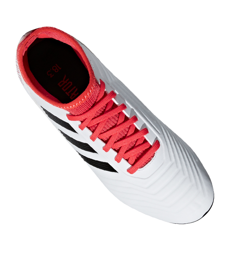 Adidas predator 18.3 white and clearance red