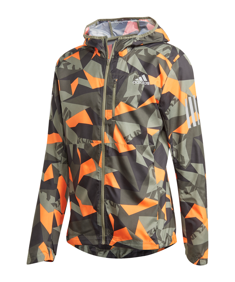 adidas own the run camo jacket