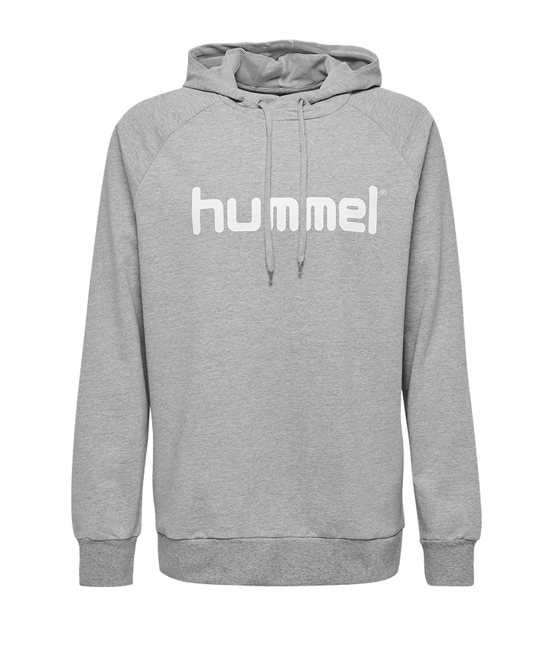 Hummel Cotton Logo Hoody Grau 