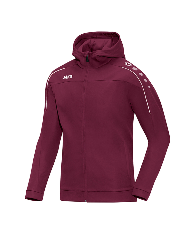 JAKO Classico Full Zip Hoody Women Red
