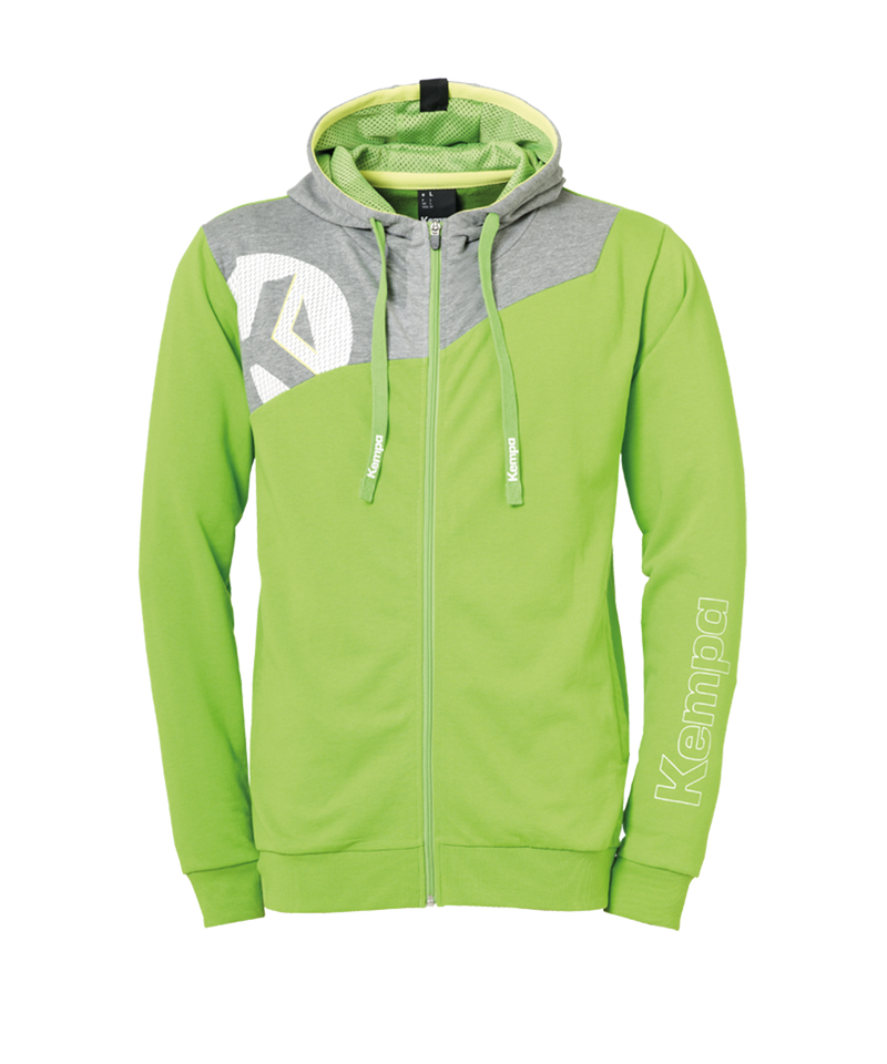 Kempa Core Full Zip Hoody Grau