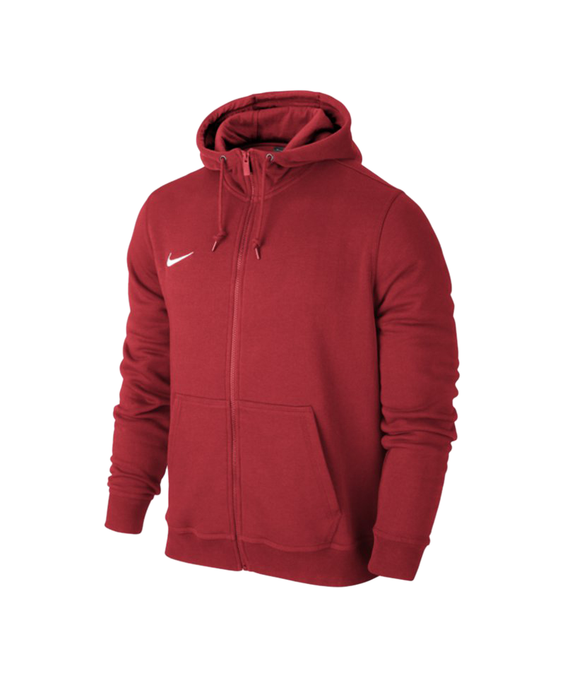 Nike Club Fullzip Hoody Jacket - Red