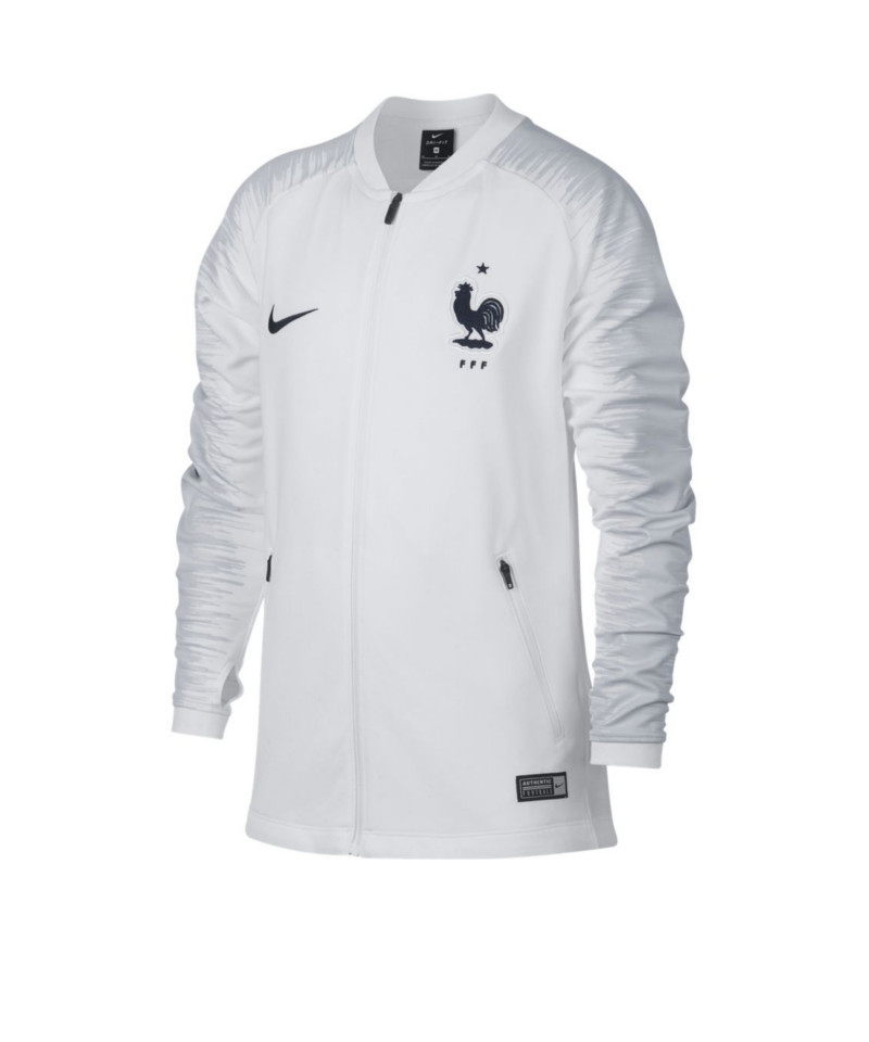 ancla profesional amante Nike France Anthem Football Jacket Kids - White