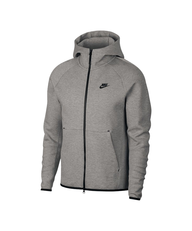 Nike Tech Fleece Full Zip Hoody - Grey