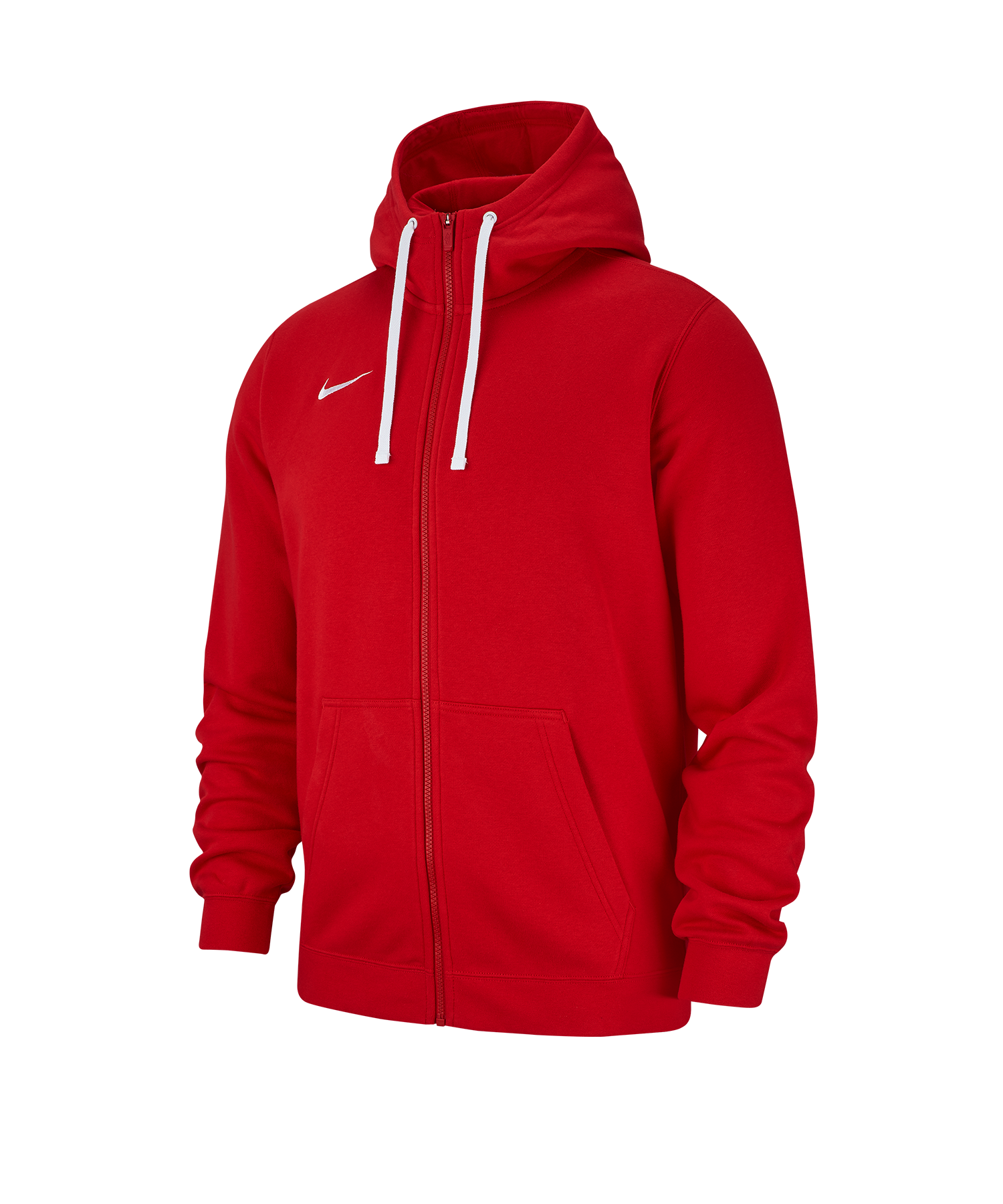 Nike Club 19 Fleece Full Zip Hoody Red