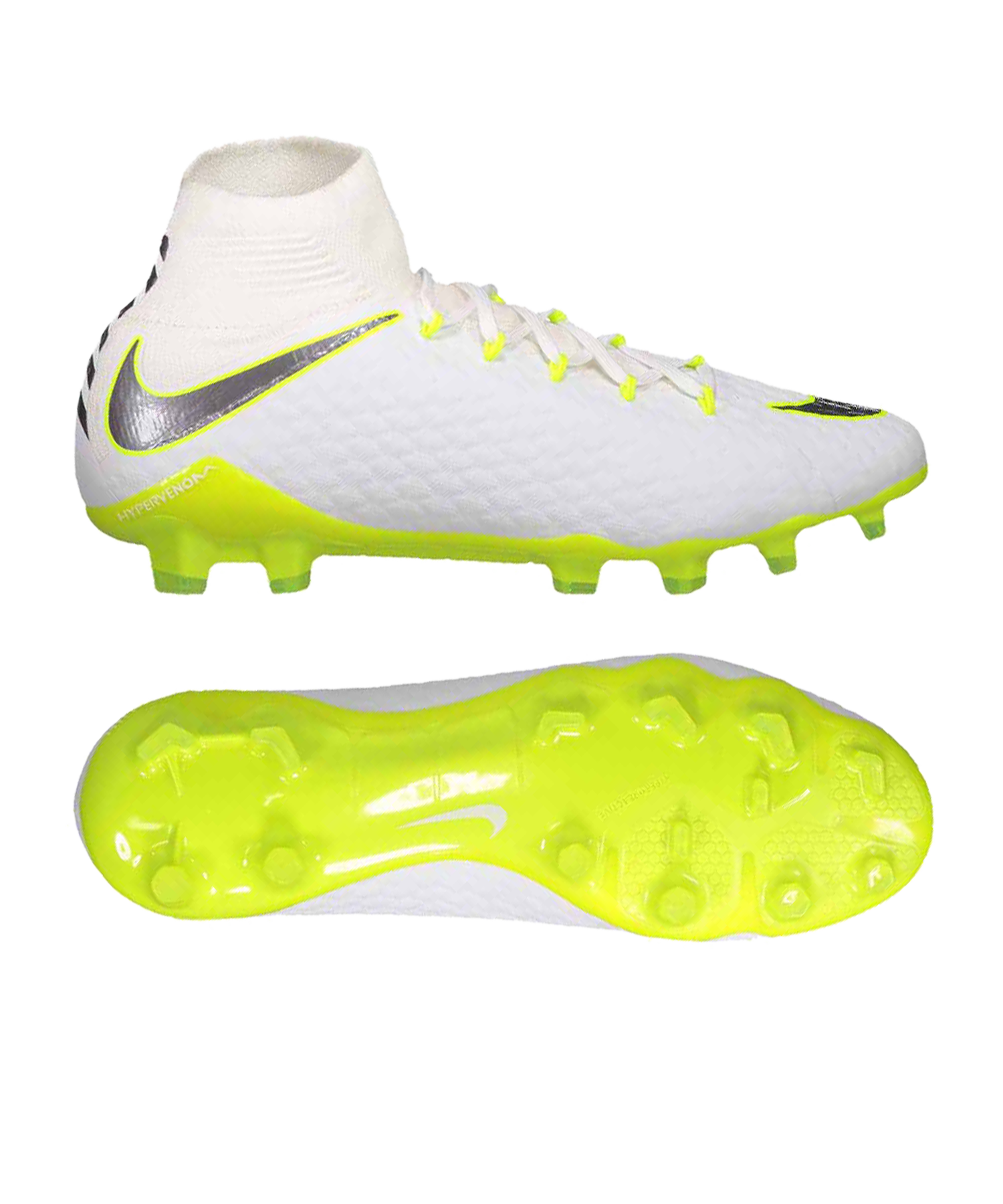 Nike Hypervenom Phantom III Pro DF FG - Biały