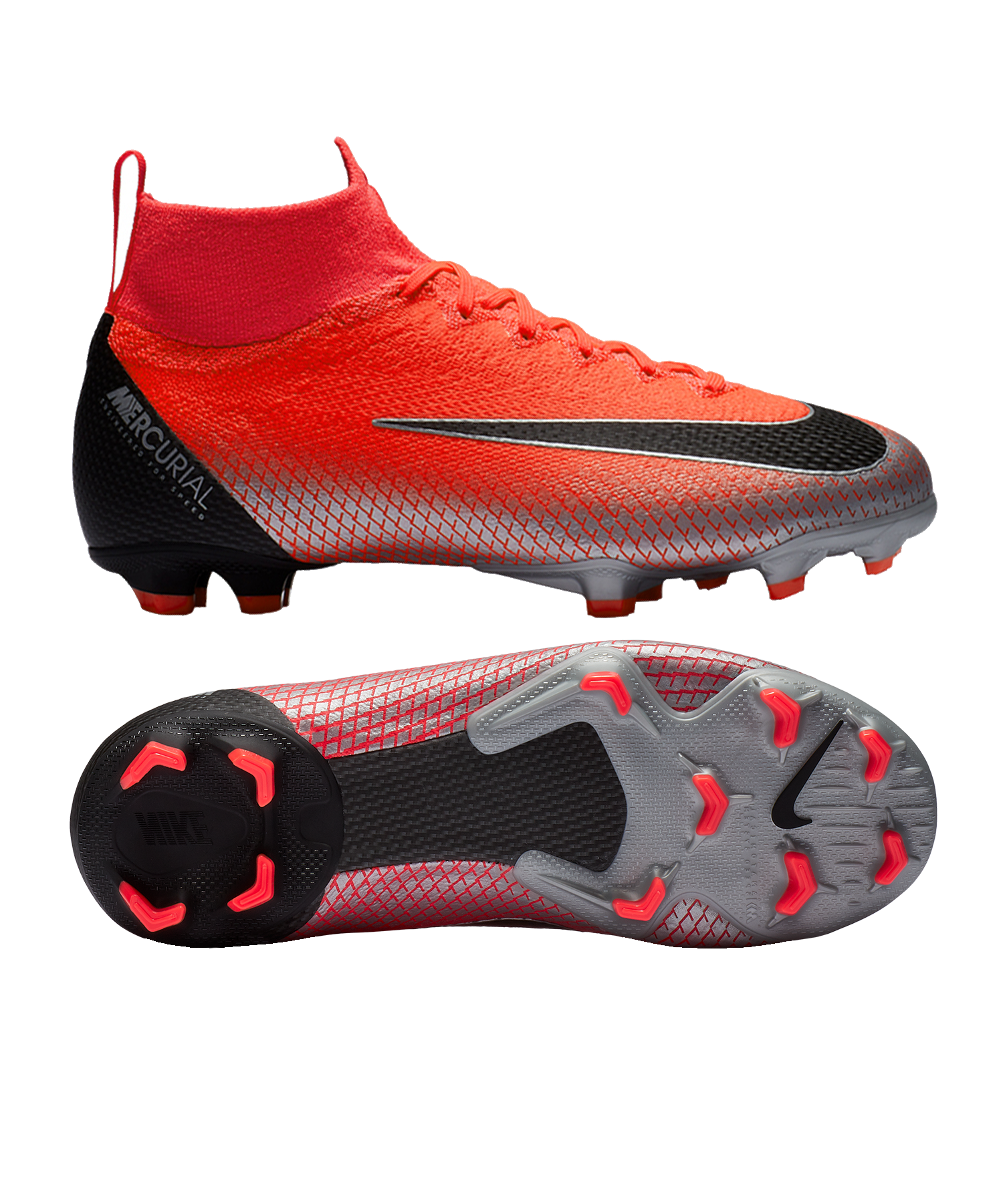 Nike Mercurial Superfly VI Elite CR7 FG Kids - Red