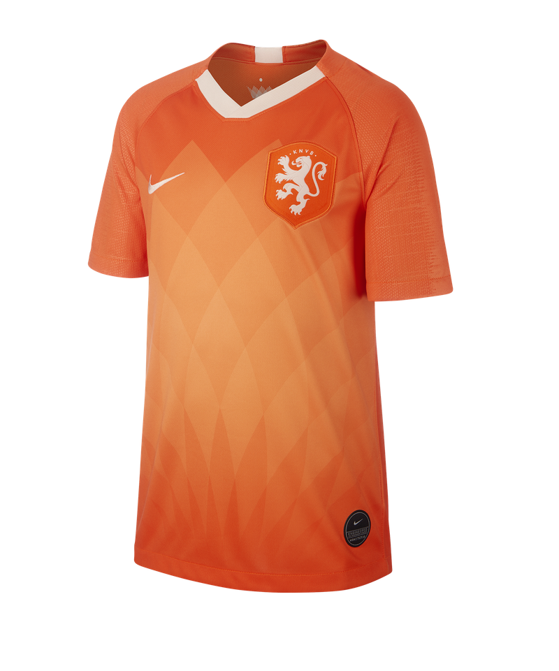garage Gehoorzaam diep Nike Netherlands Shirt Home Kids WM 2019 - Orange