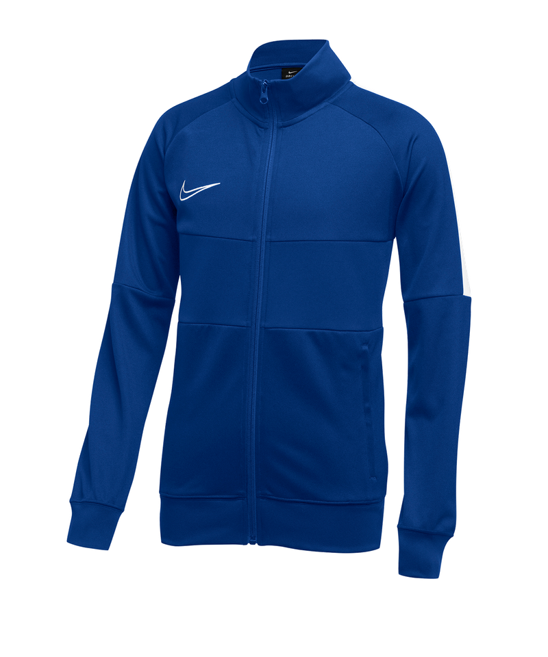 blue nike dri fit jacket
