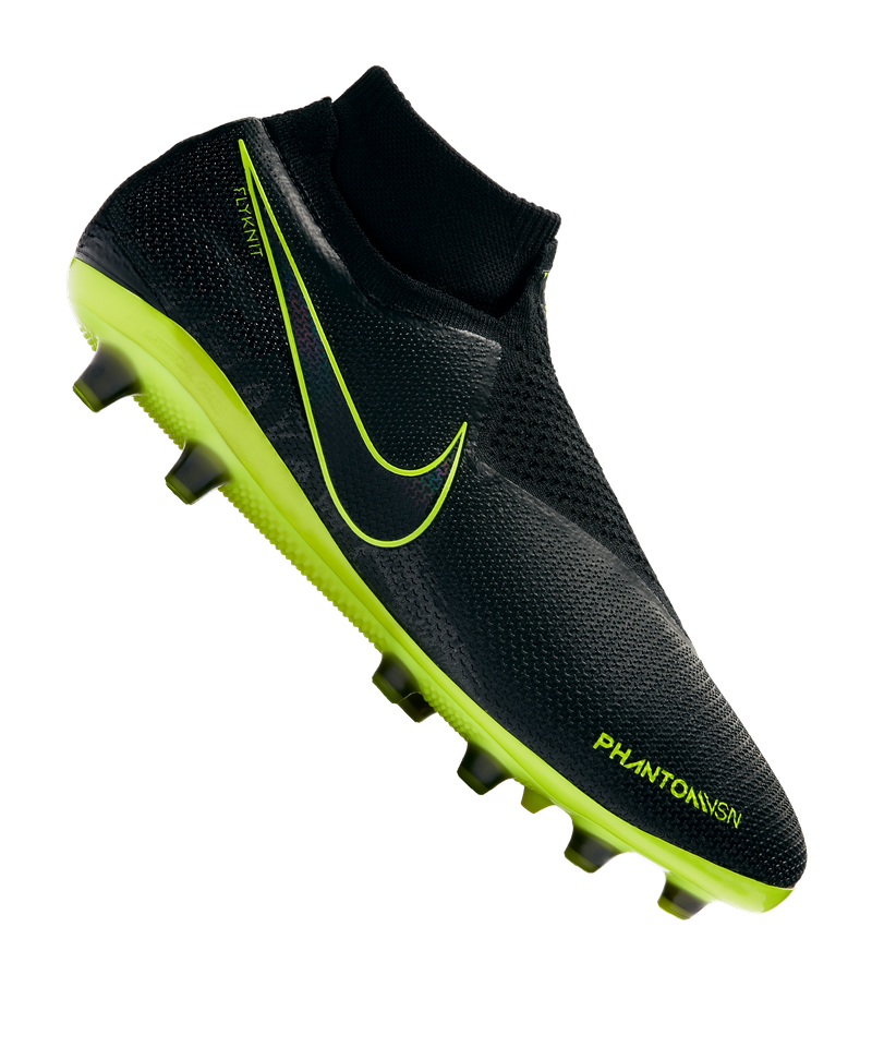 Nike Phantom Vision Black Pack Elite AG-Pro - Yellow