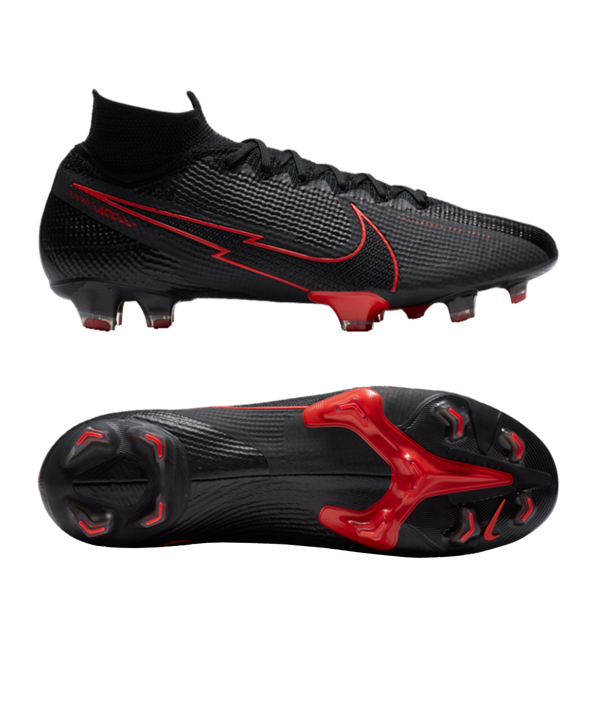 Nike Mercurial Superfly VII Black X Chile Red Elite FG