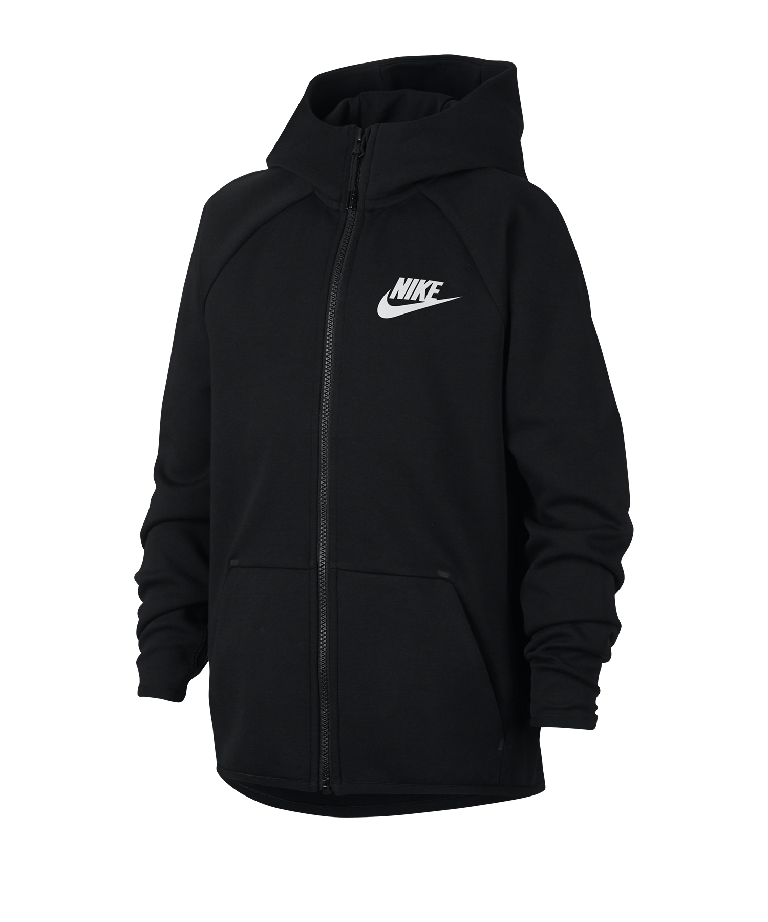 Nike Tech Fleece Full Zip Hoody Jacket Kids Black