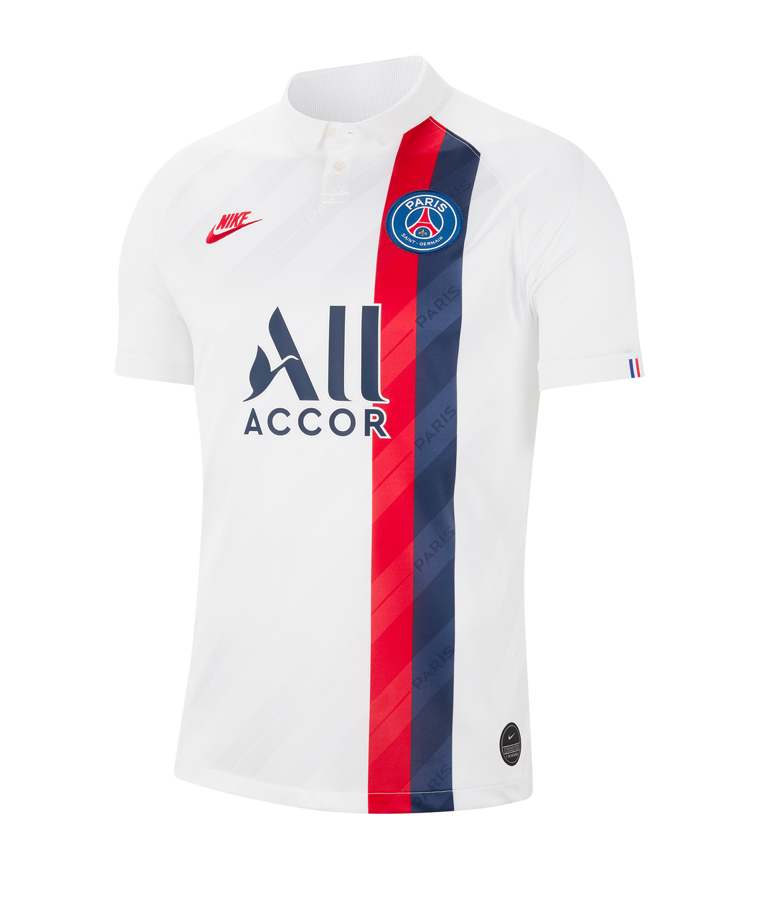 herfst combineren ondanks Nike Paris St. Germain Shirt UCL 2019/2020 - Wit
