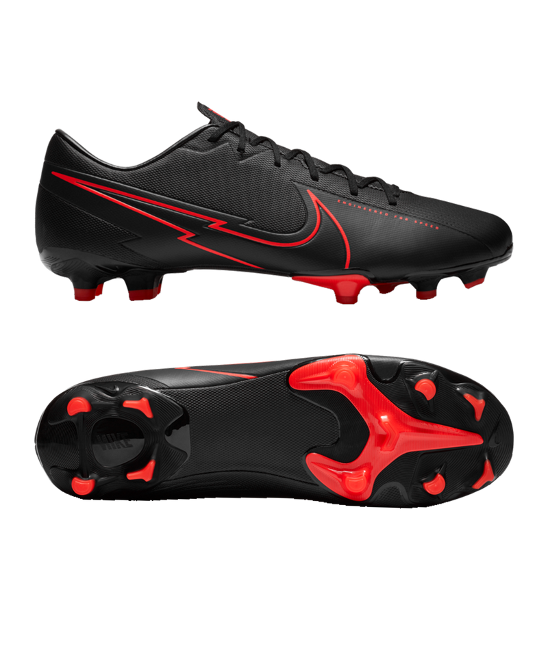 Nike Mercurial Vapor XIII Black X Chile Red Academy FG/MG