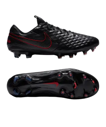 Nike Tiempo Legend VIII Black X Chile Red Elite FG