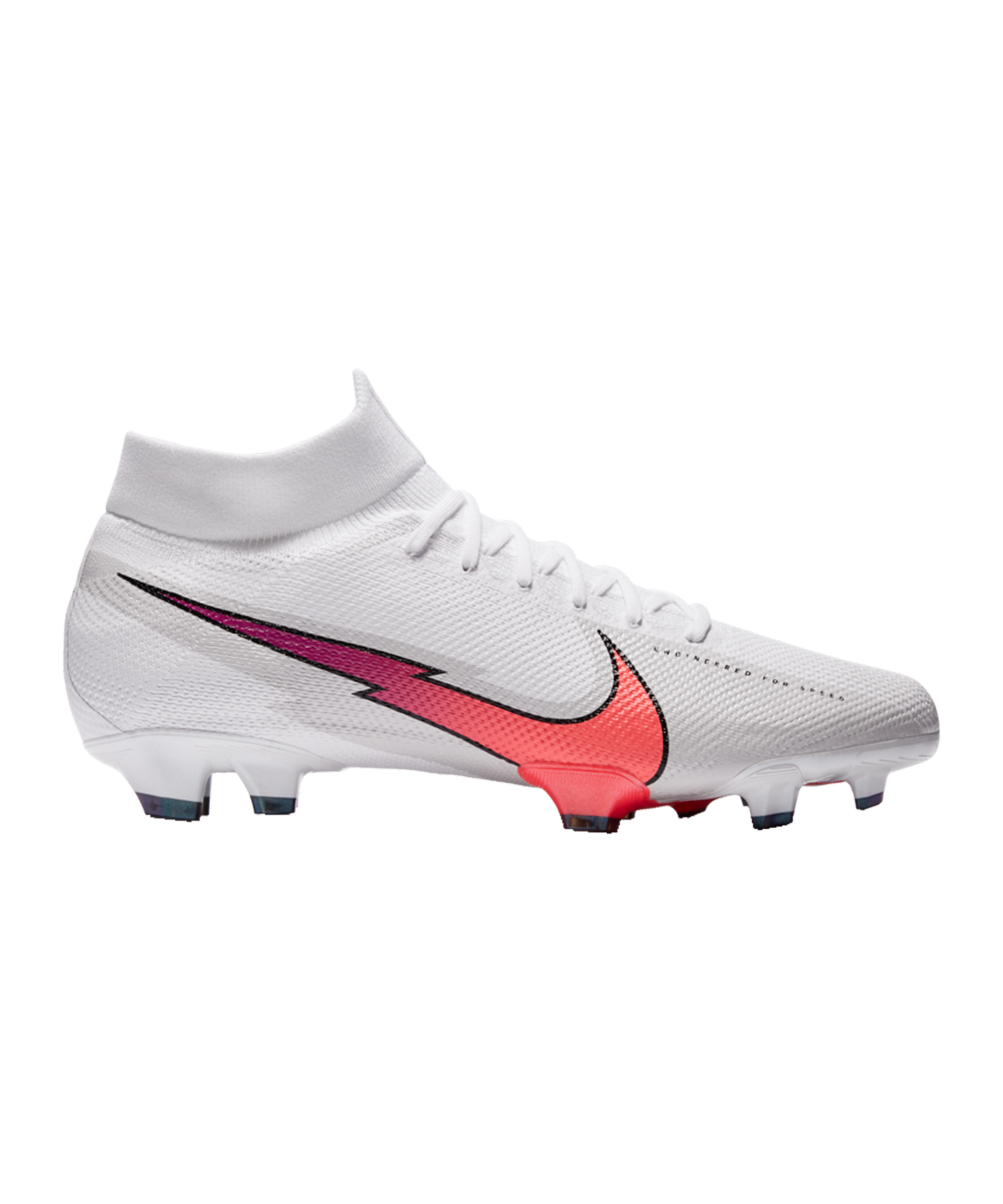 Nike Mercurial Superfly Vii Flash Crimson Pro Fg White