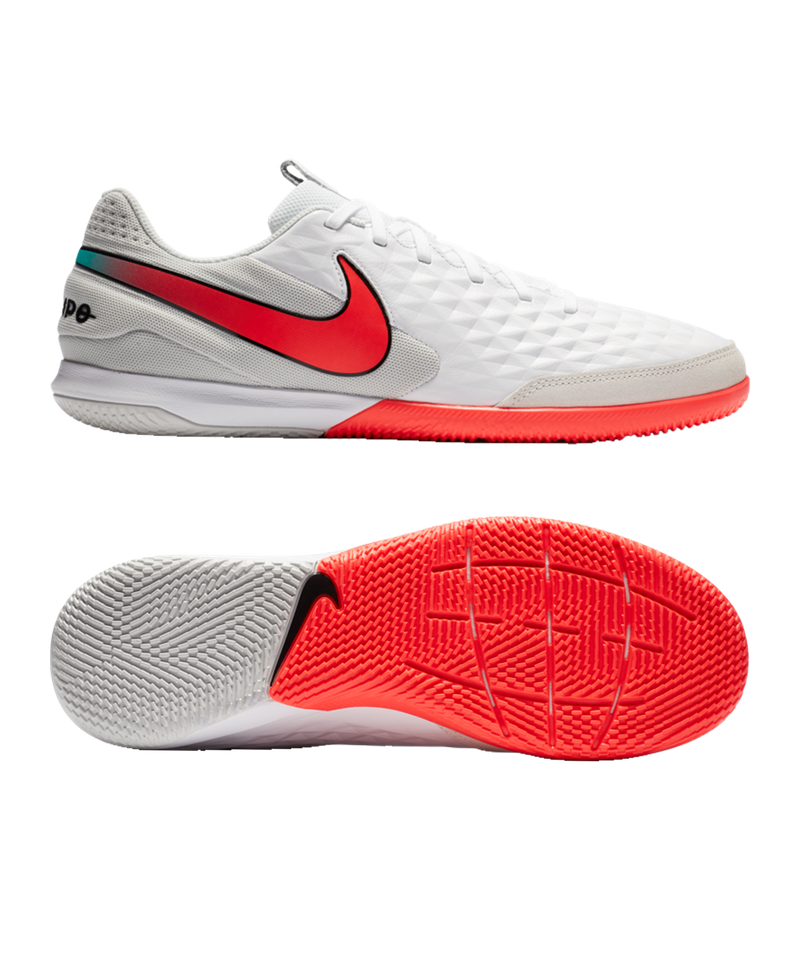 Nike Tiempo VIII Flash Crimson Academy IC - White