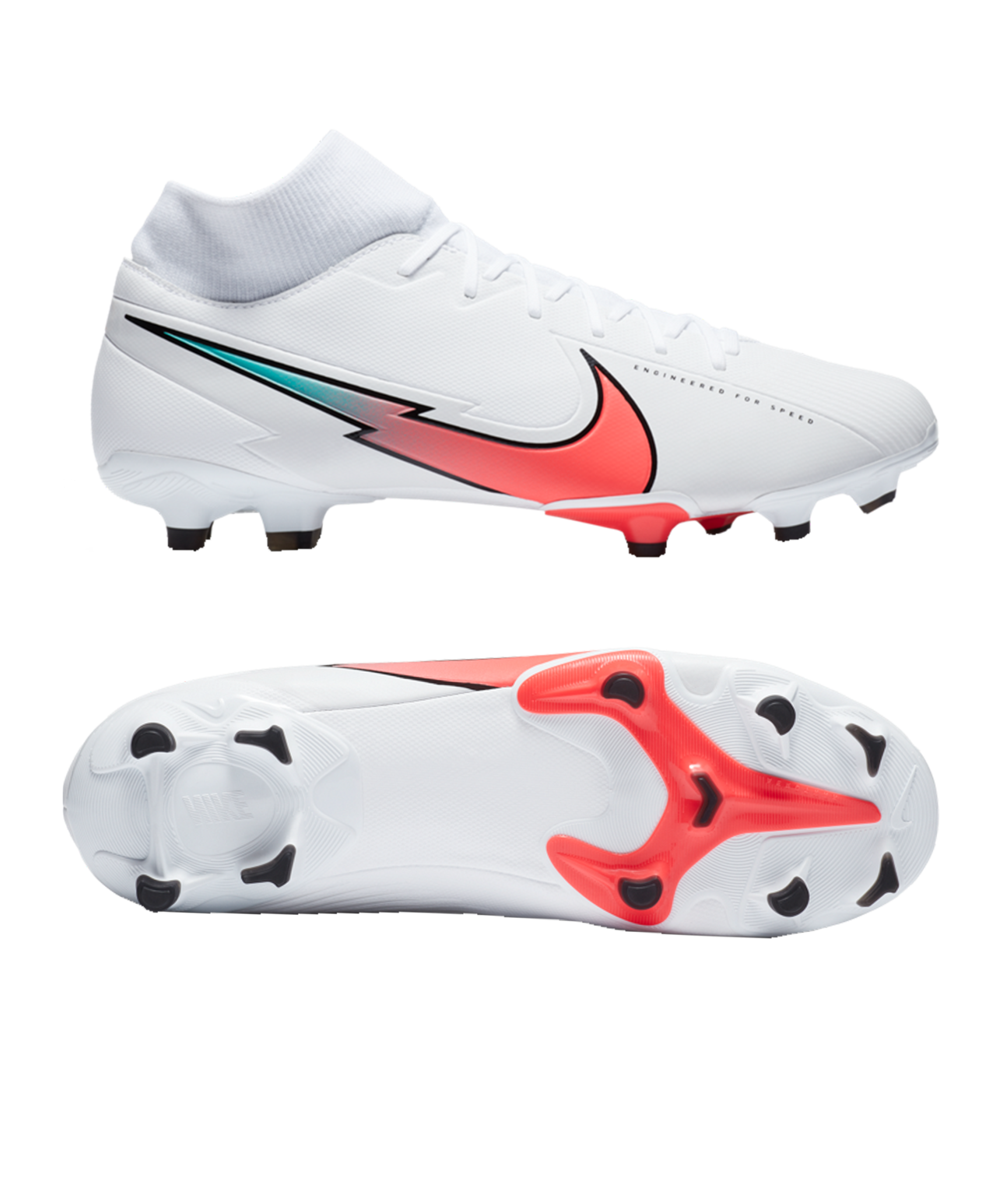 Nike Mercurial Superfly 7 Academy Ag White Flash Crimson