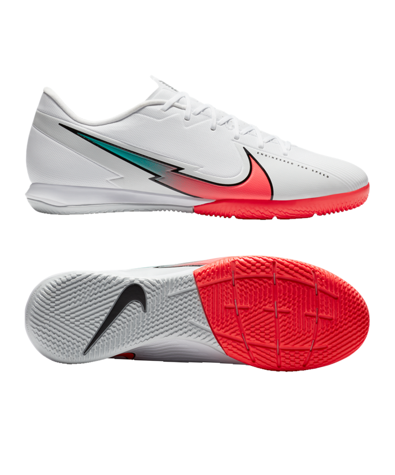 Nike Mercurial Vapor XIII Pro FG - White/Flash Crimson/Photon Dust