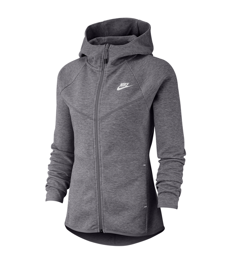 Nike Tech Fleece Full Zip Hoody Women Gray