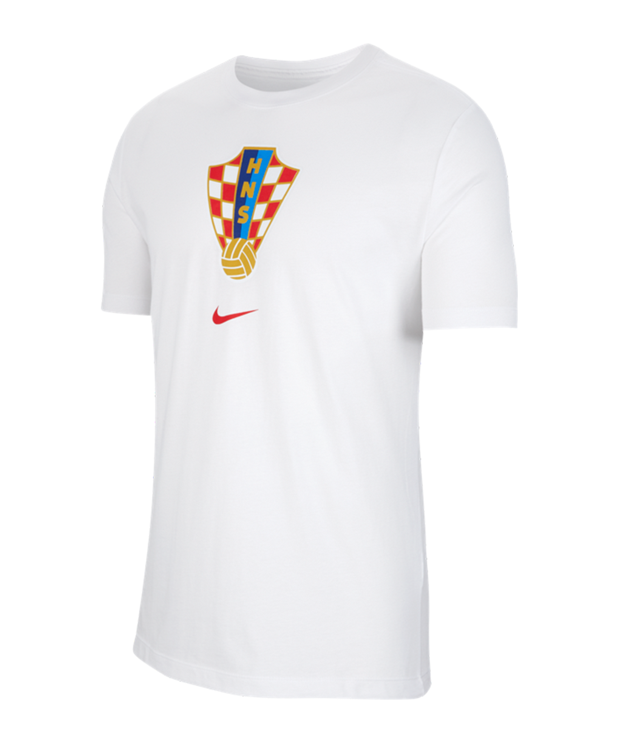 Voortdurende overeenkomst eigendom Nike Kroatien Evergreen Crest Tee T-Shirt - White