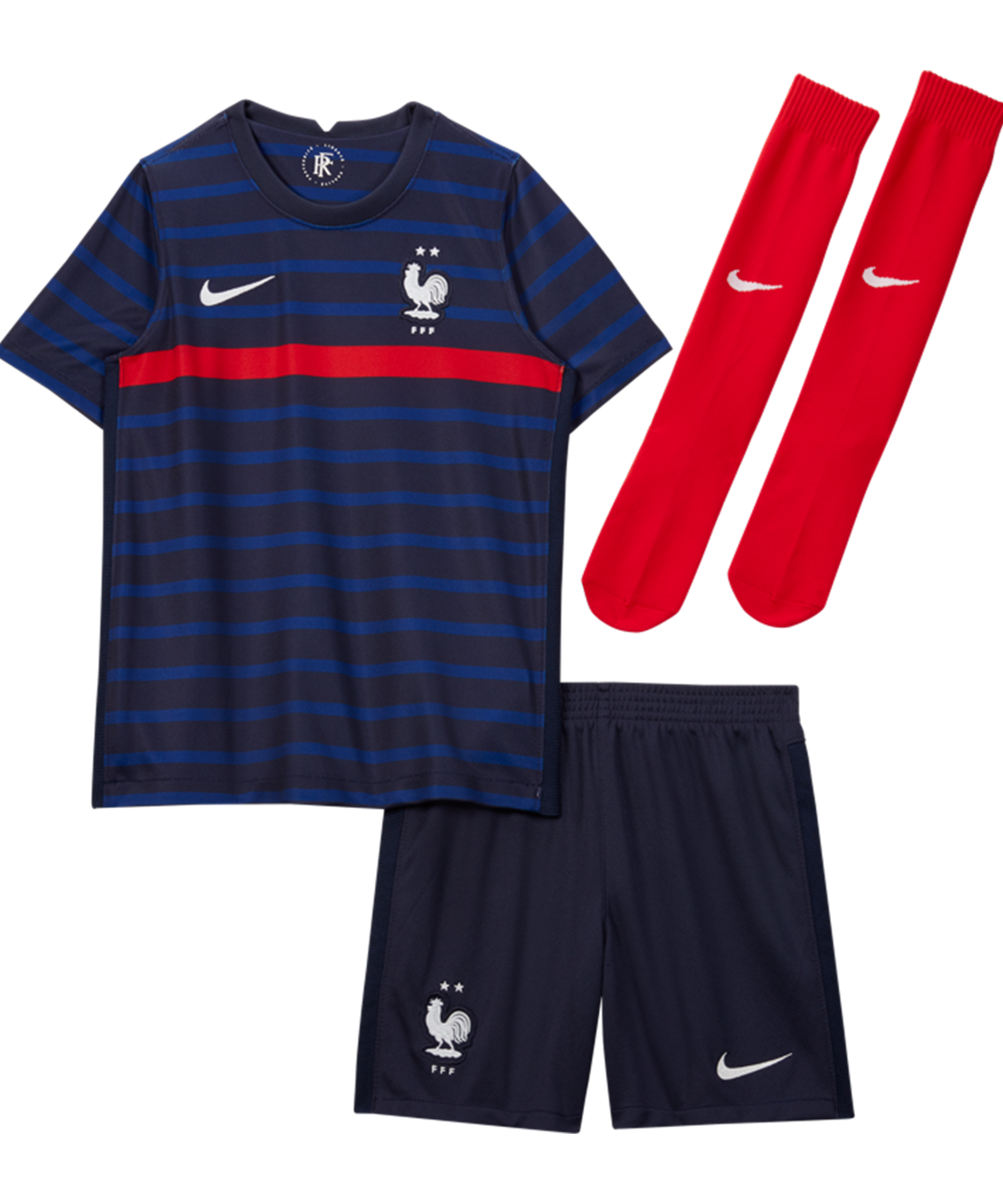 Verkeerd matig vaas Nike France Mini Kit Home EM 2020 - White