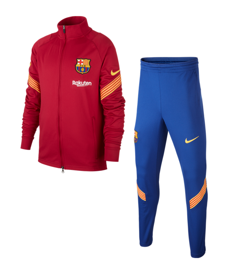 Relativiteitstheorie ziekenhuis Rang Nike FC Barcelona Tracksuit Kids - Rood