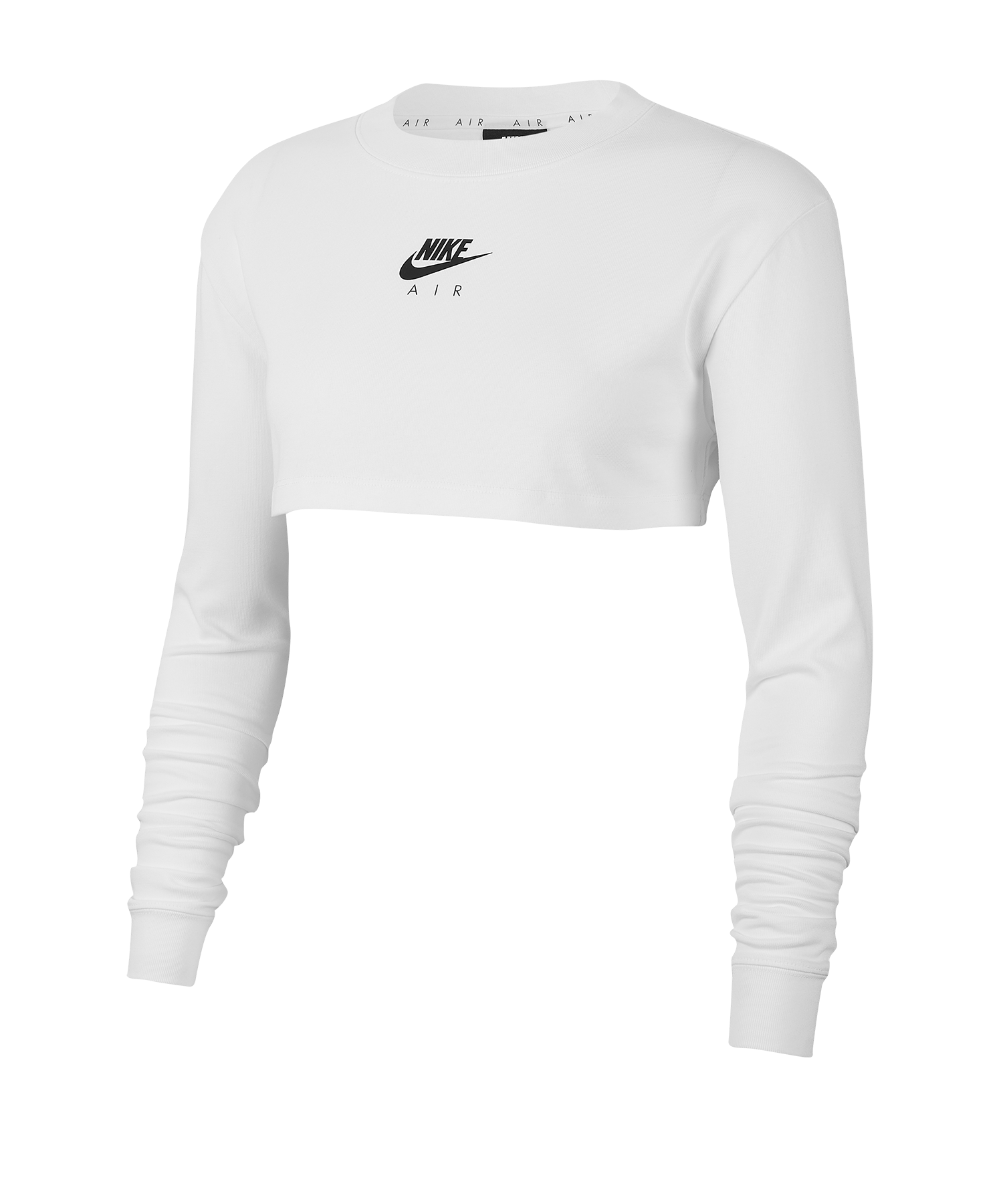 Ale Darts ik heb honger Nike Air Crop Top Sweatshirt Women - White
