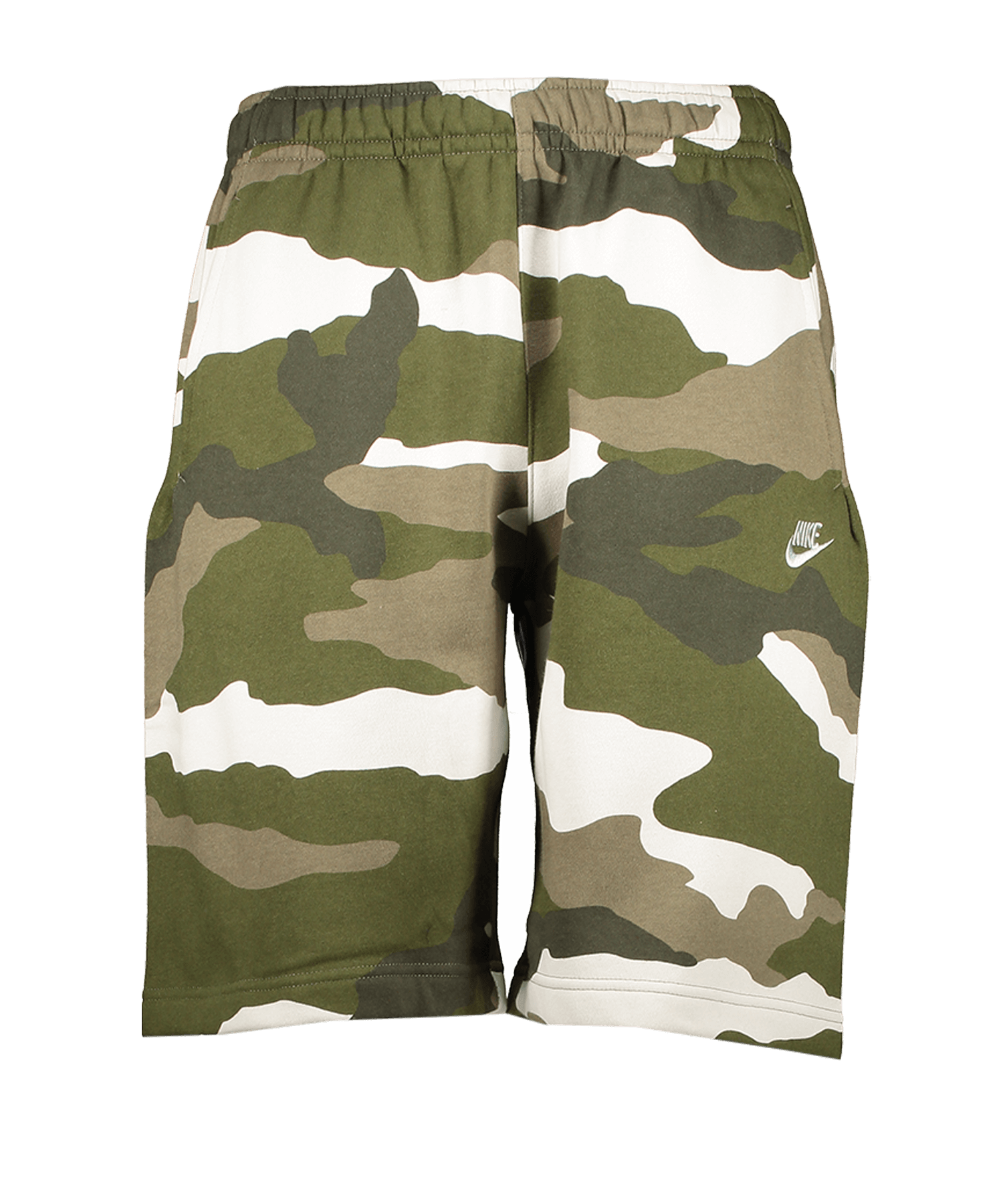 Nike fleece 2024 camo shorts