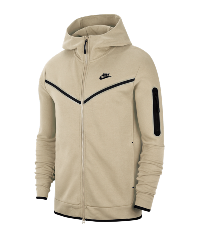 vaak Conceit bewonderen Nike Tech Fleece Full Zip Hoody - beige