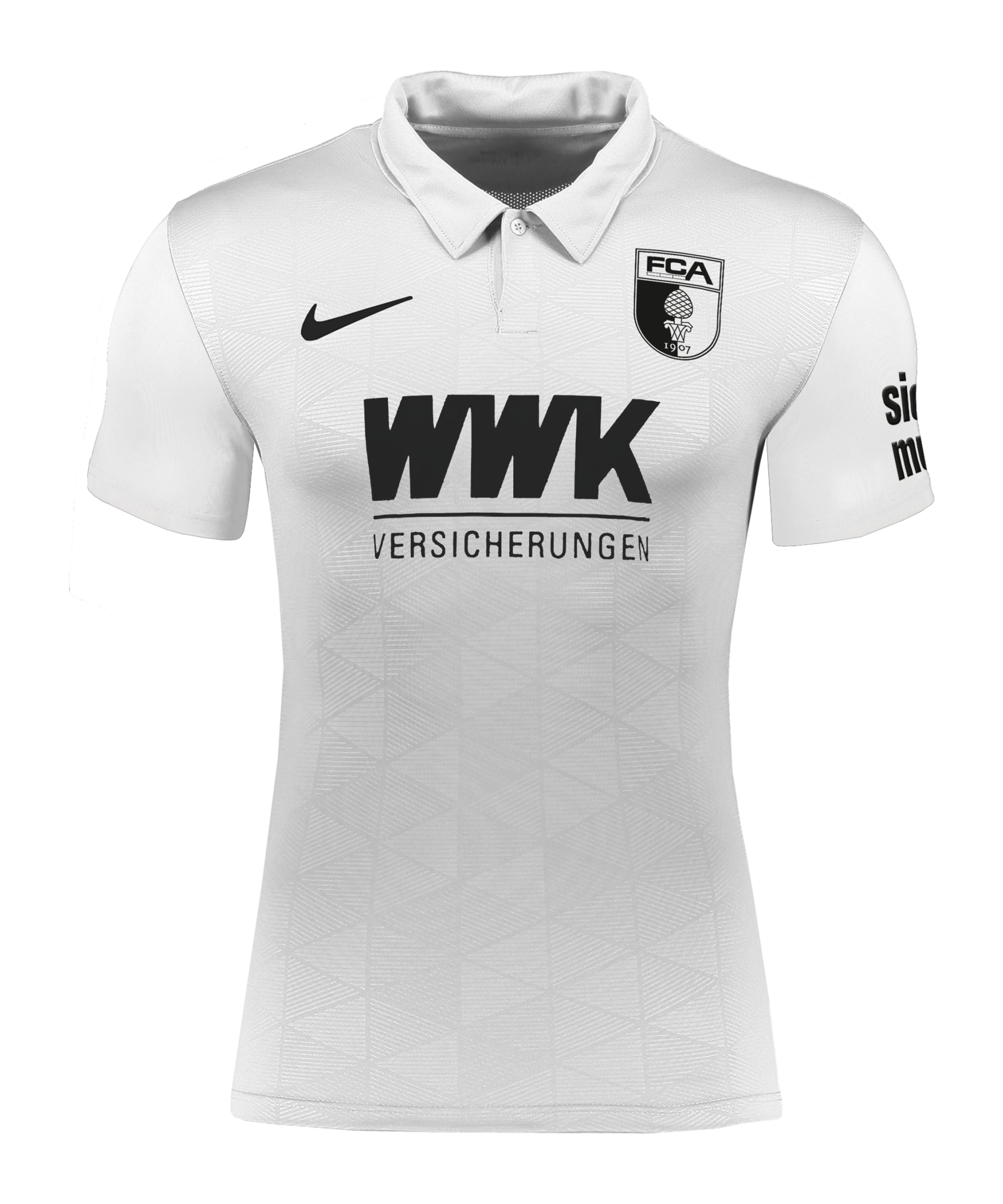 Nike Fc Augsburg Shirt Home 21 White