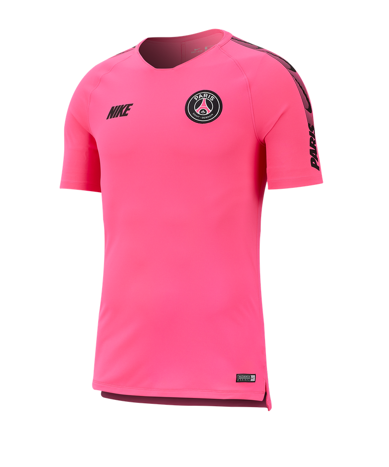 Nike Paris St. Germain Breathe Squad T-Shirt - Pink