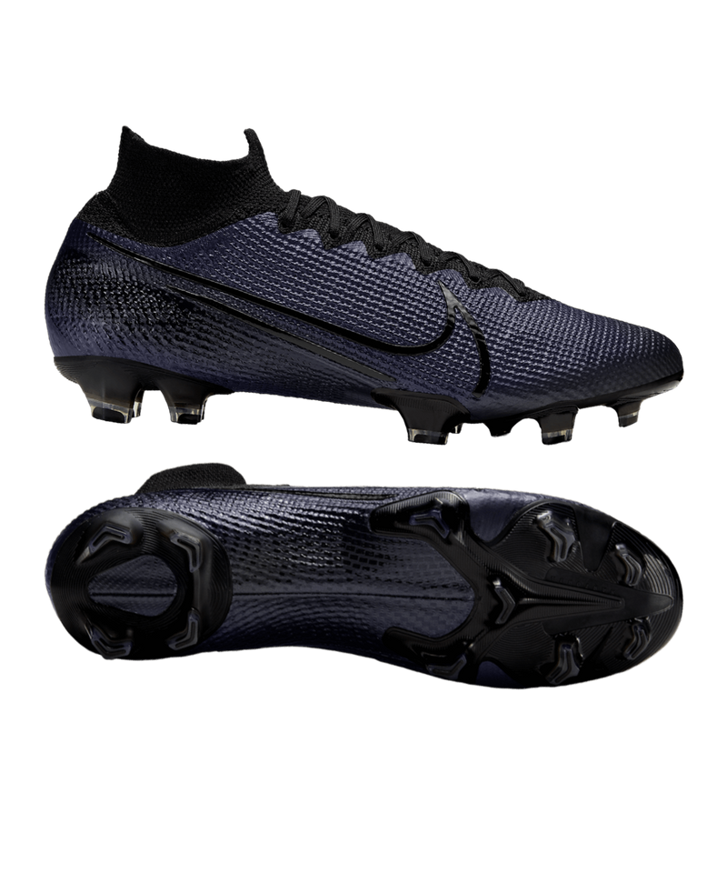 Nike Mercurial Superfly 5 FG New Football Boots Silver Black