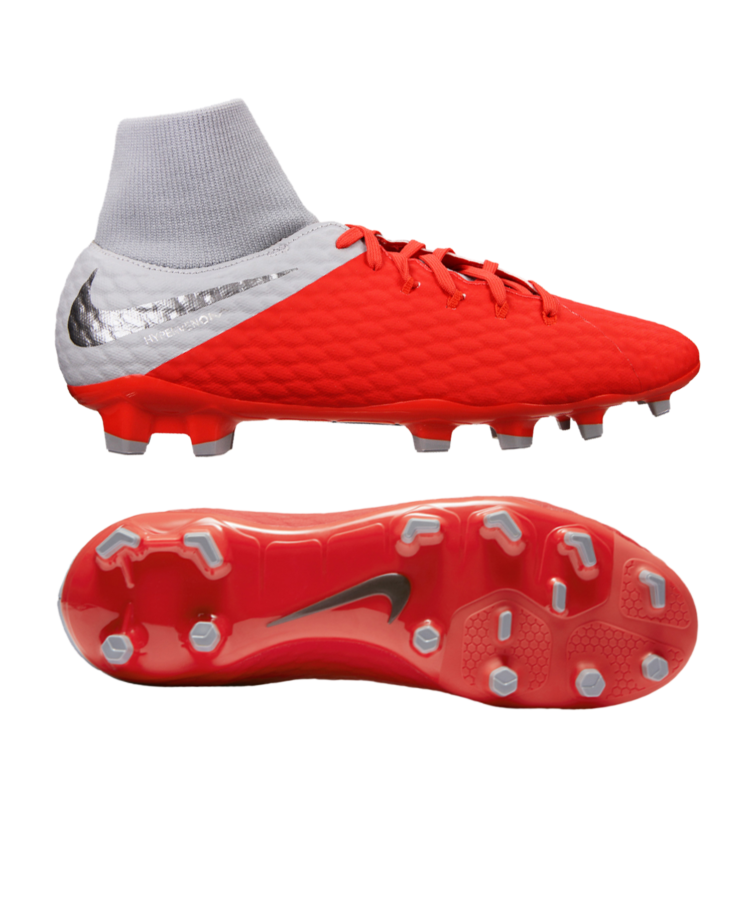 con las manos en la masa vida Metro Nike Hypervenom Phantom III Academy DF FG - Red