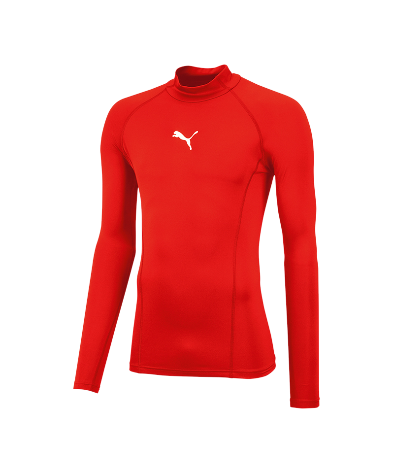 PUMA LIGA Baselayer Warm Longsleeve Shirt Red