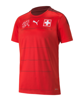 PUMA Schweiz Shirt Home EM 2021 Kids