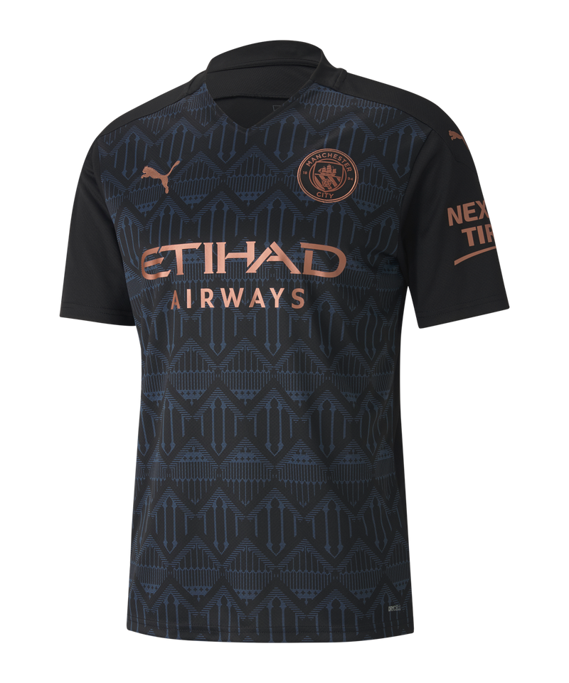 houten Veroorloven Me Manchester City Shirt Away 2020/2021 - Zwart