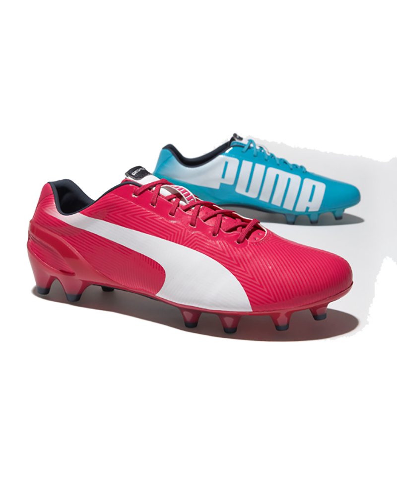 Puma evospeed football boots pink and shop blue