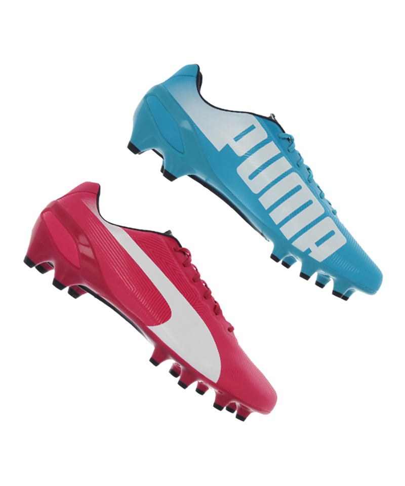 Puma evospeed 1.2 tricks fg in blue hotsell and pink