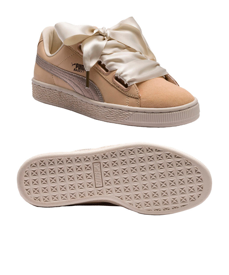 Puma basket heart store women's