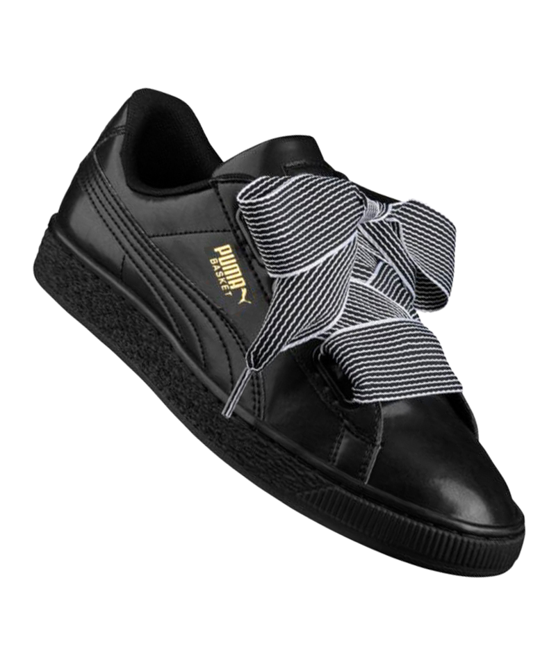 Puma basket heart outlet sneakers black