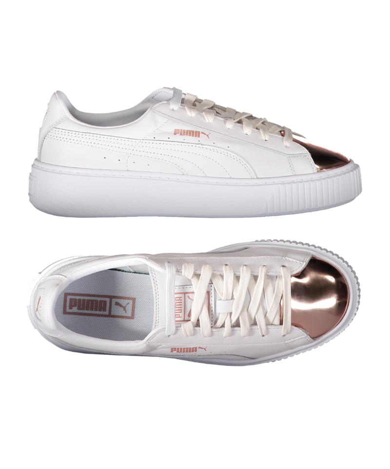 PUMA Basket Metallic Sneaker Women - White