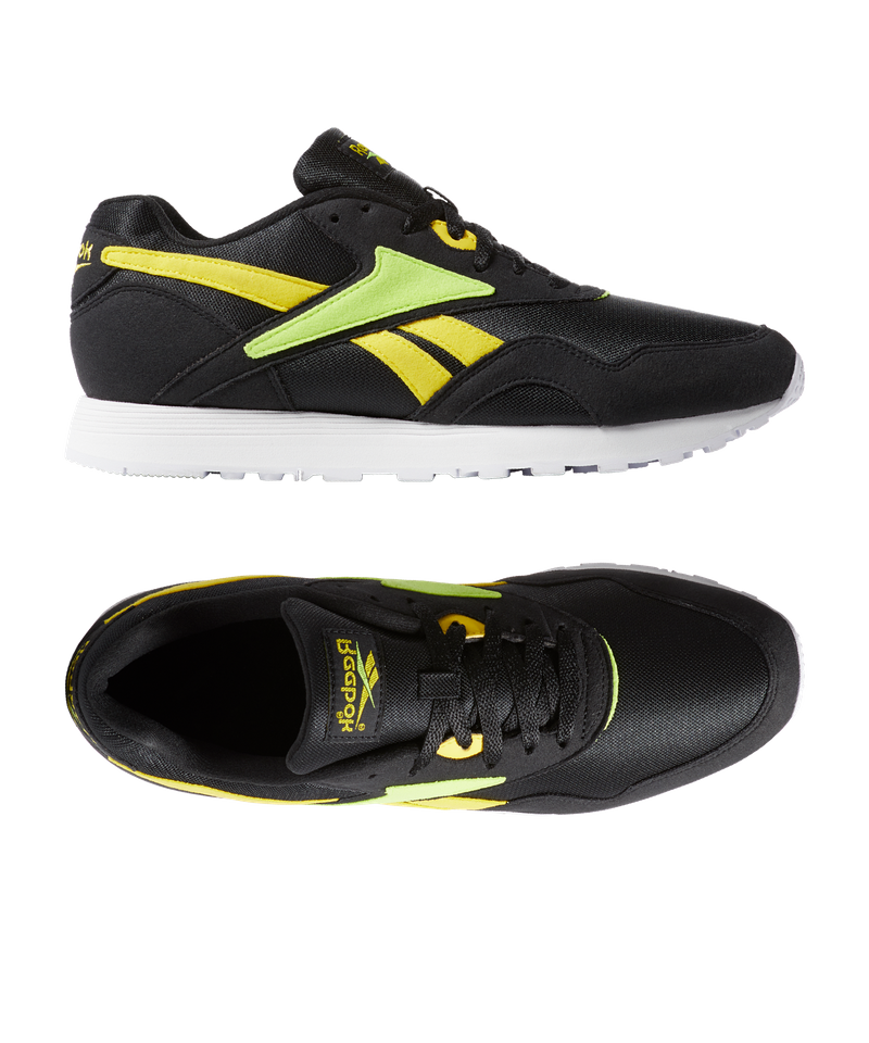 Black and sale yellow reebok