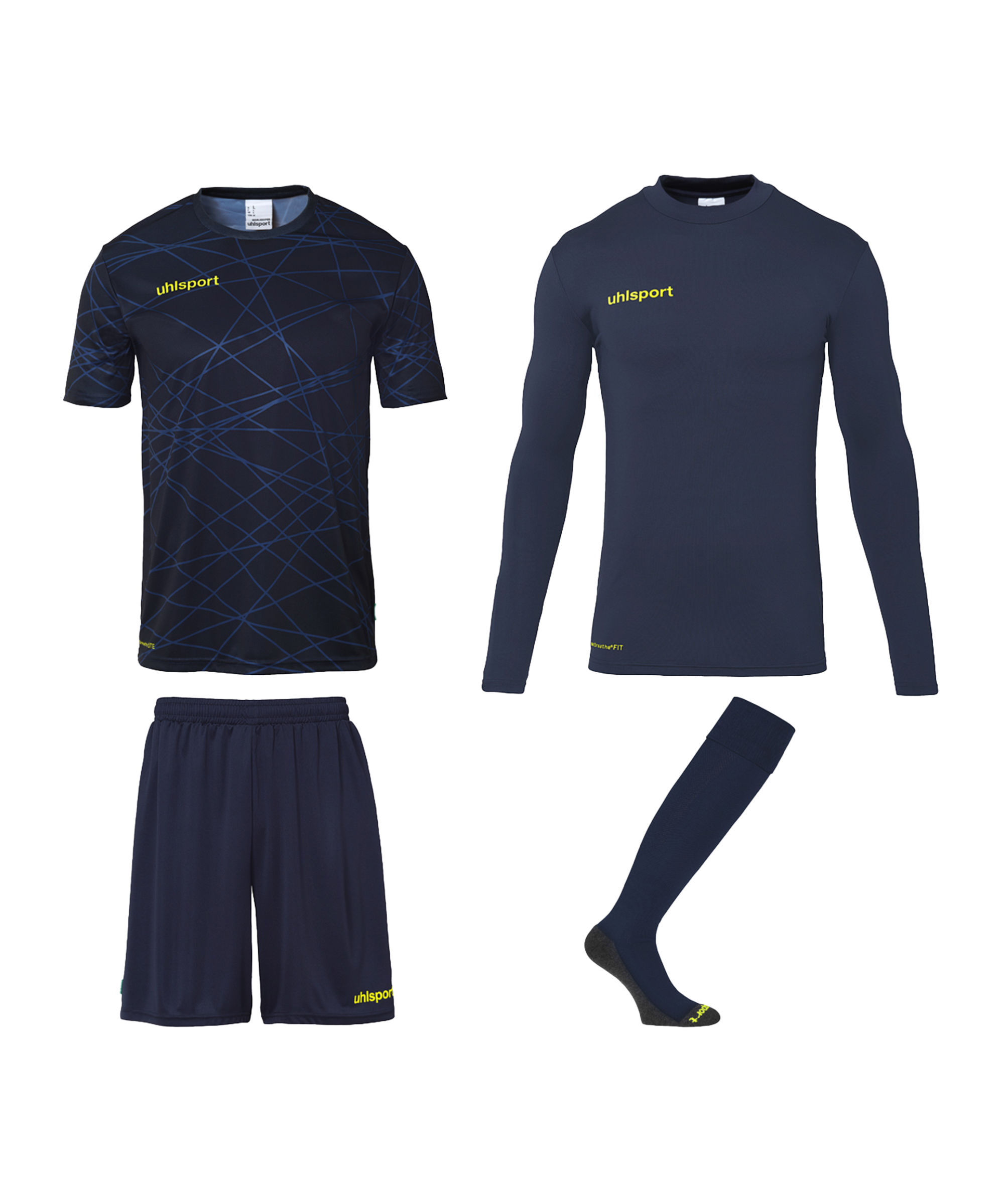 Freizeit T-Shirt BRASILIEN Nike immergrünes Wappen WM Katar 2022 Herren  Blau Original