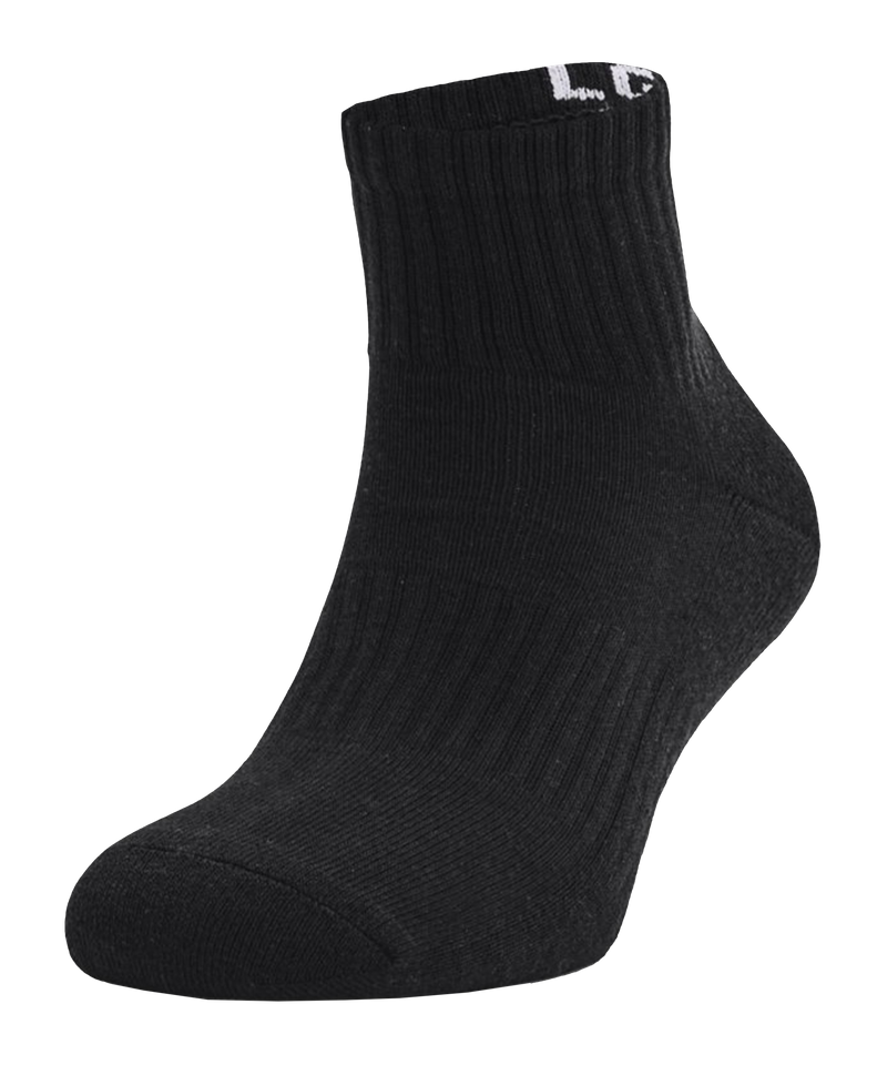 Under Armour Quarter Socks 3 Pack Schwarz