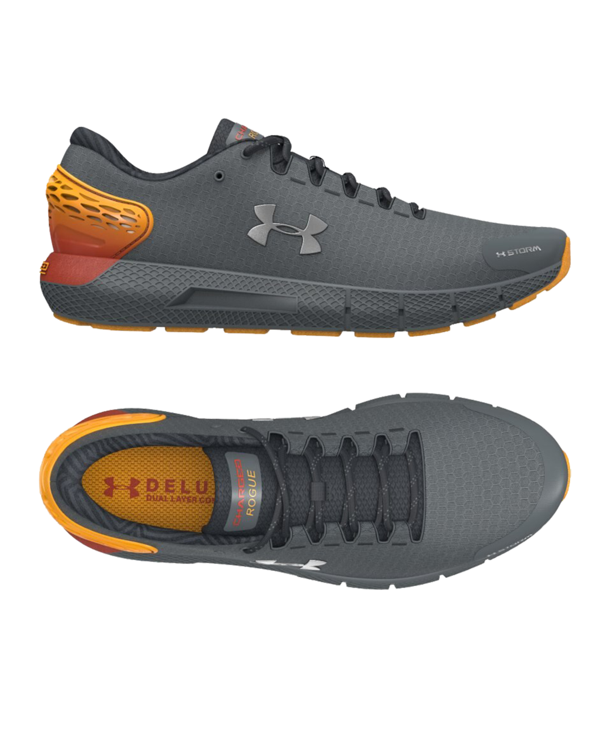 Ejecutante Agencia de viajes Bienvenido Under Armour Charged Rogue 2 Storm Running - Gray