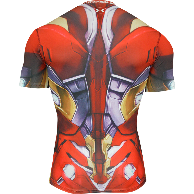 Compression Shirt Under Under Armour Maglie Supereroi Maglietta