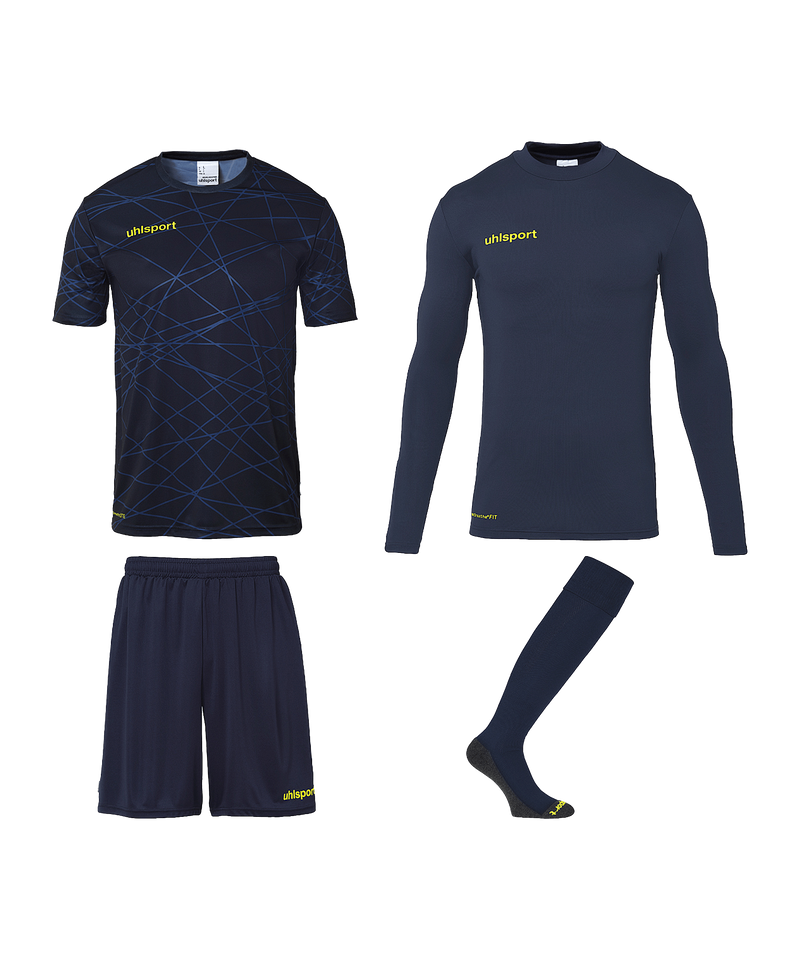 uhlsport - GKユニフォーム　XLサイズ　イエロー　昇華プリント　1 uhlsport