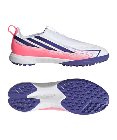 adidas F50 Hyperfast League Laceless TF Kids